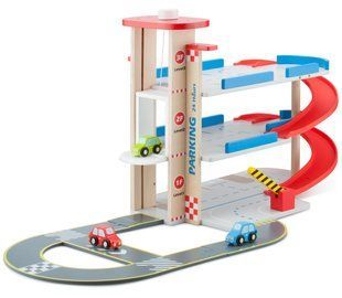 Ігровий набір New Classic Toys "Гараж із треком і 3 машинками"