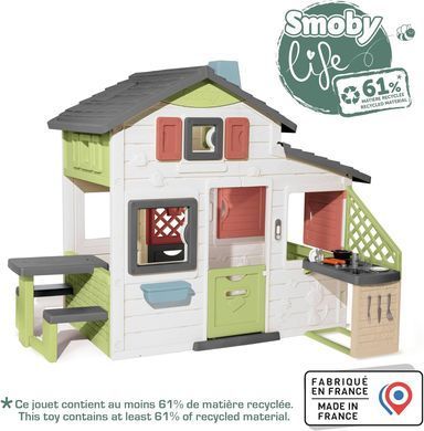 Игровой домик Smoby Life Friends Playhouse 7600810207 с кухней и столиком для пикника