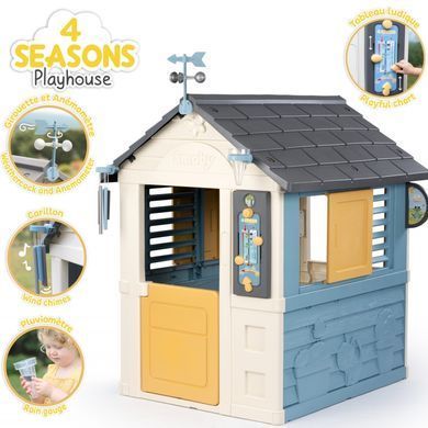 Игровой домик со ставнями 4 сезона Smoby Playhouse 4-Seasons 810731