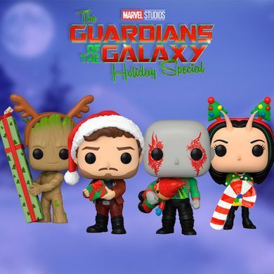 Ігрова фігурка Funko Pop! серії Вартові галактики: Holiday Special &ndash; Дракс