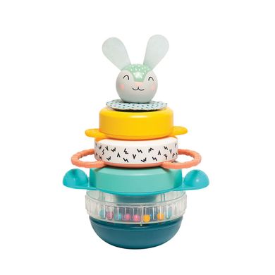 Уценка Развивающая пирамидка Кролик Hunny Bunny Stacker Taf Toys 12445