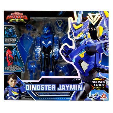 Інтерактивна ігрова фігурка Джей Мін з аксесуарами Quantum Heroes Dinoster EU583834 звук, світло