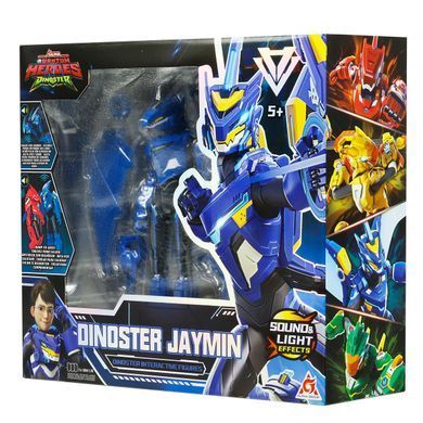 Інтерактивна ігрова фігурка Джей Мін з аксесуарами Quantum Heroes Dinoster EU583834 звук, світло