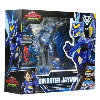 Інтерактивна ігрова фігурка Джей Мін з аксесуарами Quantum Heroes Dinoster EU583834 звук, світло
