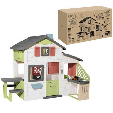 Игровой домик Smoby Life Friends Playhouse 7600810207 с кухней и столиком для пикника