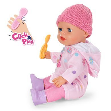 Кукла Baby Born Эмма в костюме с ушками Click and Play MGA Zapf Creation 841020 (43 см)