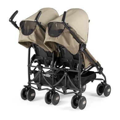 Прогулянкова коляска для двійні Pliko Mini Twin Classico Beige Peg-Perego IP04280035SU46SR46