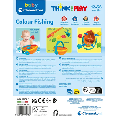 Развивающая игрушка Цветная Рыбалка Colour Fishing Clementoni 17513
