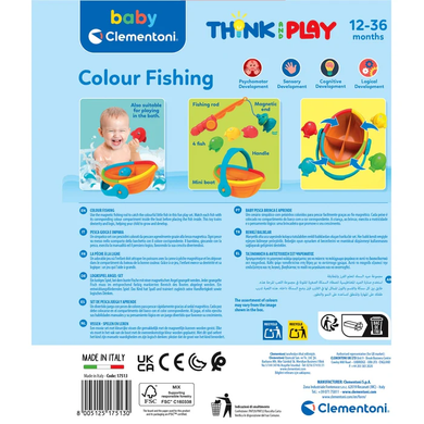 Развивающая игрушка Цветная Рыбалка Colour Fishing Clementoni 17513