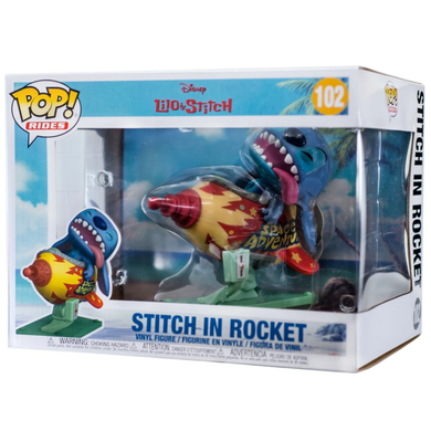 Уцінка Ігрова фігурка Disney Lilo and Stitch (№102) Стіч у ракеті Funko Pop! Rides 55620