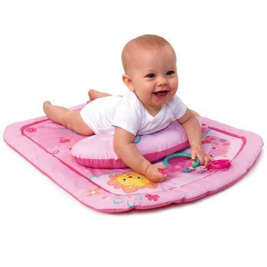Уценка Коврик для выкладки на животик Bright Starts Little Blooms Kids II 8951 розовый
