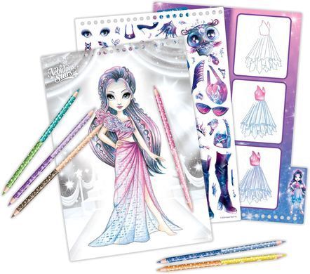 Набор для творчества Скетчбук Звездный балл Fashion Sketchbook - Astral Ball Nebulous Stars 11142