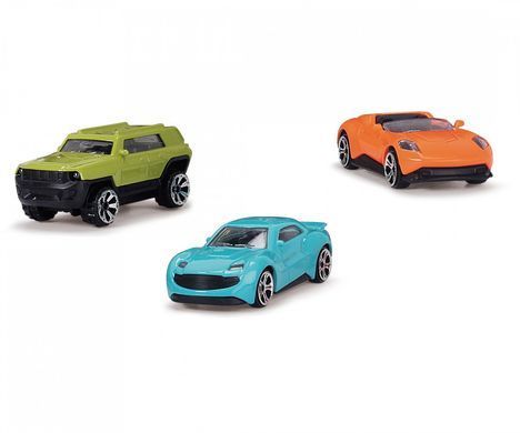 Игровой набор Трейлер перевозчик авто (43см) с 4 машинками City Carry and Store Transporter Dickie Toys 3747007