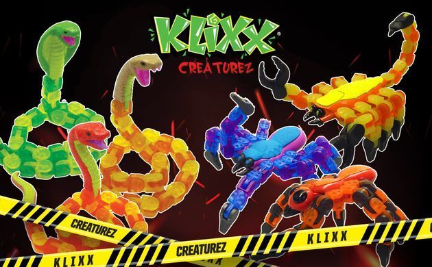 Іграшка Klixx Creaturez Fidget Королівська Кобра Zing KX130_B зелена