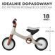 Дитячий двоколісний біговел (до 25 кг) Tove Desert Beige Kinderkraft KRTOVE00BEG0000