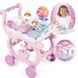 Дитячий возик Disney Princess зі знімною тацею і чайним сервізом Smoby 312502