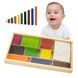 Набір для рахування Дерев'яні палички Кюїзенера Maths Blocks Viga Toys 56166