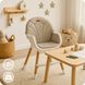 Стільчик для годування 3в1 MoMi REKI beige KRKA00035