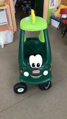 Дитяча машинка-каталка Cozy Coupe Dino Go Green Дракончик Little Tikes 173073000