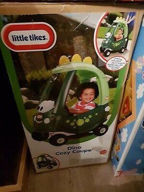 Дитяча машинка-каталка Cozy Coupe Dino Go Green Дракончик Little Tikes 173073000