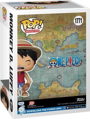 Вінілова фігурка Луффі, що посміхається One Piece Monkey D. Luffy (1771) Funko POP! 80365