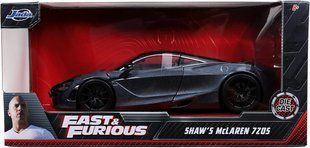 Металева машинка 1:24 Fast and Furious Shaw's McLaren 720S Jada Toys 253203036