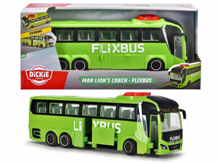 Игрушечный туристический автобус MAN Lion's Coach Flixbus Dickie Toys 3744015 зеленый