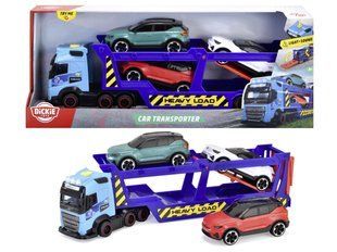 Ігровий набір автотранспортер Volvo (40 см) з машинками Dickie Toys 3747017 світло, звук