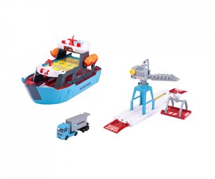 Игровой набор Грузовое судно Logistic Toy Port Majorette Creatix 2050039