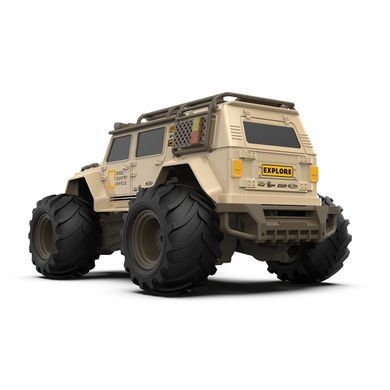 Уцінка всюдихід амфібія на радіокеруванні Amphibious 4WD Mountain Car (1:14, 2.4 GHz) KS Drive SL-8018ARH світло, звук