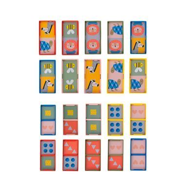 Уценка Развивающая игра Мое первое домино My 1st Domino Rally Taf Toys 12865 коллекция Саванна