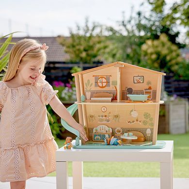Дерев'яний ляльковий будиночок Тигри в джунглях Tigers' Jungle House Hape E3412