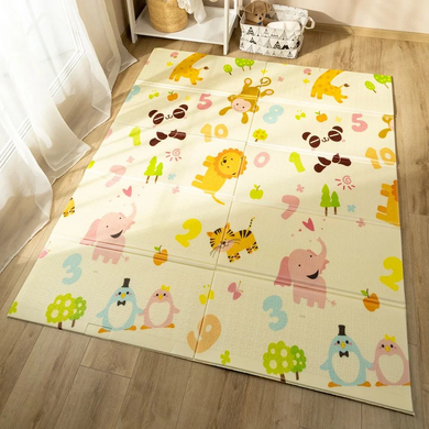 Дитячій складний, двосторонній термокилимок (200х180 см) Poppet PP021-200