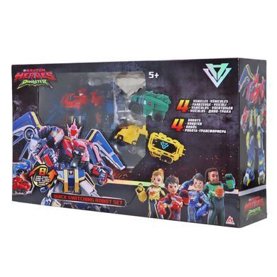 Ігровий набір Dinoster Швидка трансформація Quick Switching Robot Set Alpha Group EU580810A