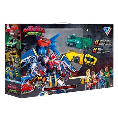 Ігровий набір Dinoster Швидка трансформація Quick Switching Robot Set Alpha Group EU580810A