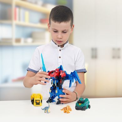 Ігровий набір Dinoster Швидка трансформація Quick Switching Robot Set Alpha Group EU580810A