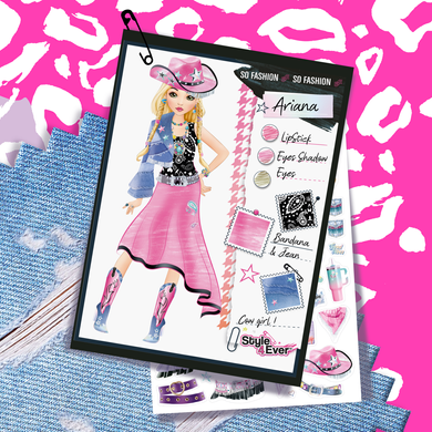 Набір для творчості Дизайн одягу Style 4 Ever Fashion Designer Light Up Studio Canal Toys OFG303 з підсвіткою