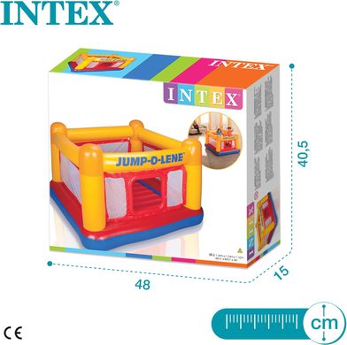 Надувний ігровий центр батут Jump-O-Lene Playhouse Intex 48260