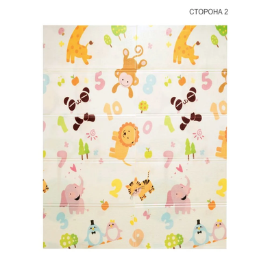 Дитячій складний, двосторонній термокилимок (200х180 см) Poppet PP021-200
