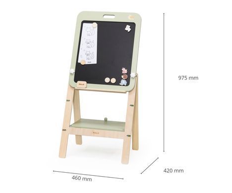 Деревянный двухсторонний мольберт PolarB Viga Toys 44258