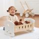 Дерев'яна лялькова колиска PolarB Viga Toys 44850