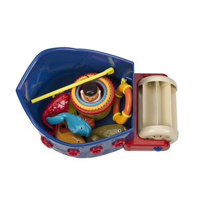 Уценка Игровой набор Ловись, рыбка Fish and Splish Bath Boat Battat BX2204Z (13 игрушек для ванны)