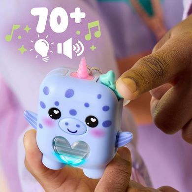 Интерактивная игрушка Nanomals S1 Синий нарвал Hasbro G2214