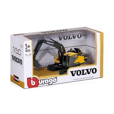 Металева машинка Екскаватор Volvo Ec220E Bburago 18-32086