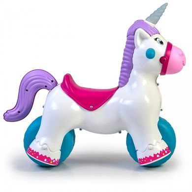Гойдалка-каталка Єдиноріг 2в1 Baby Unicorn Feber FED35000 реалістичний звук