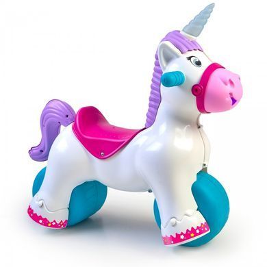 Гойдалка-каталка Єдиноріг 2в1 Baby Unicorn Feber FED35000 реалістичний звук