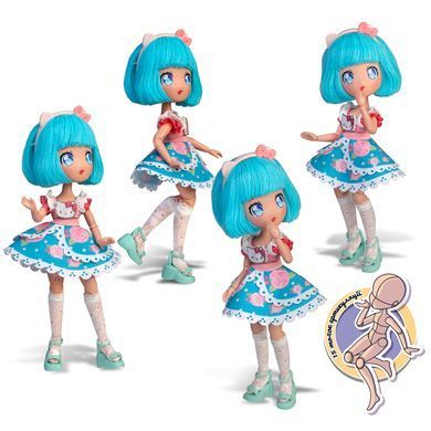 Лялька 4SF Manga Dolls серії Hello Kitty Красуня Пінк HKTF0300