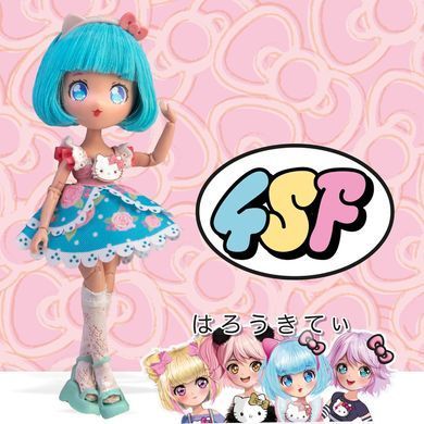 Лялька 4SF Manga Dolls серії Hello Kitty Красуня Пінк HKTF0300