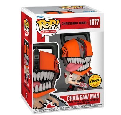 Вінілова фігурка Людина-бензопила w/CH(BD) Chainsaw Man (№1677) Funko POP! Animation 80324