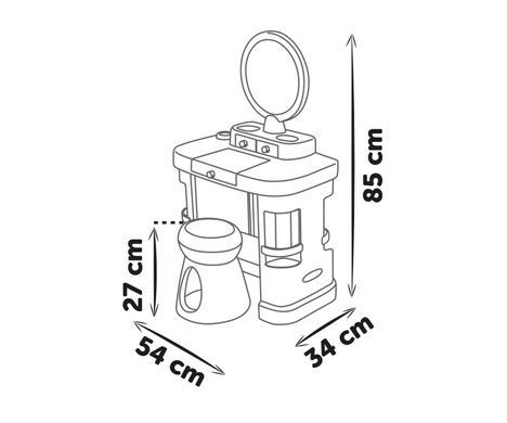 Туалетный столик с набором косметики Beauty Dressing Table Smoby 7600320257